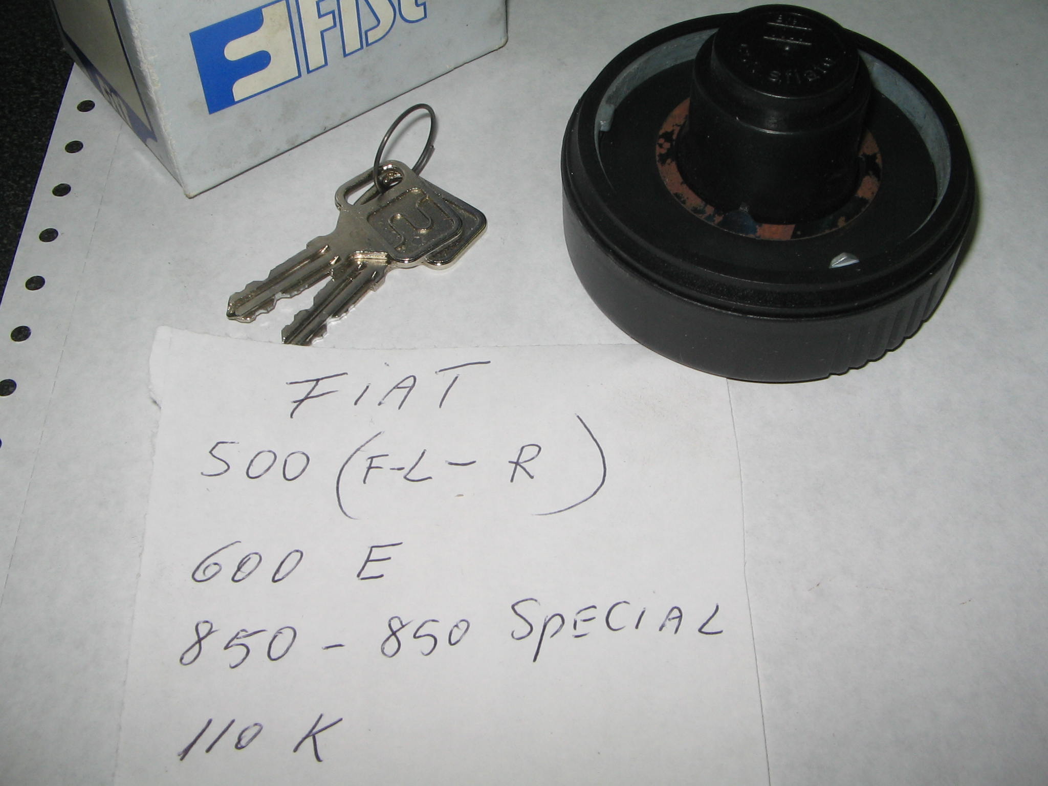 TAPPO CARBURANTE FIAT/ 500 / 600 / 850 --N.9026